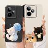 Чехол для Realme GT 7 RMX5061 Креативный мультяшный кот Конфетный окрашенный чехол Мягкий силиконовый бампер Для Realme GT7 Pro 7T RealmeGT7 Funda