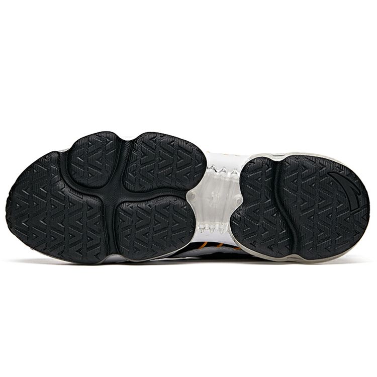 Anta Full-Length Air Cushion Splicing Sports Low-Top Running Shoes Men Sneakers White Blue 912025504-1