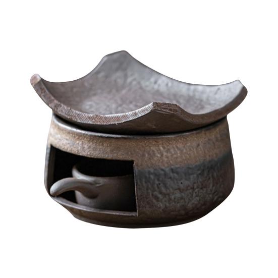 Керамическая грелка для чая, свечная плита для подогрева с подставкой для чайника, диффузор для ароматерапии для подогрева чая, раскрытия аромата, домашний офис, декор для медитации