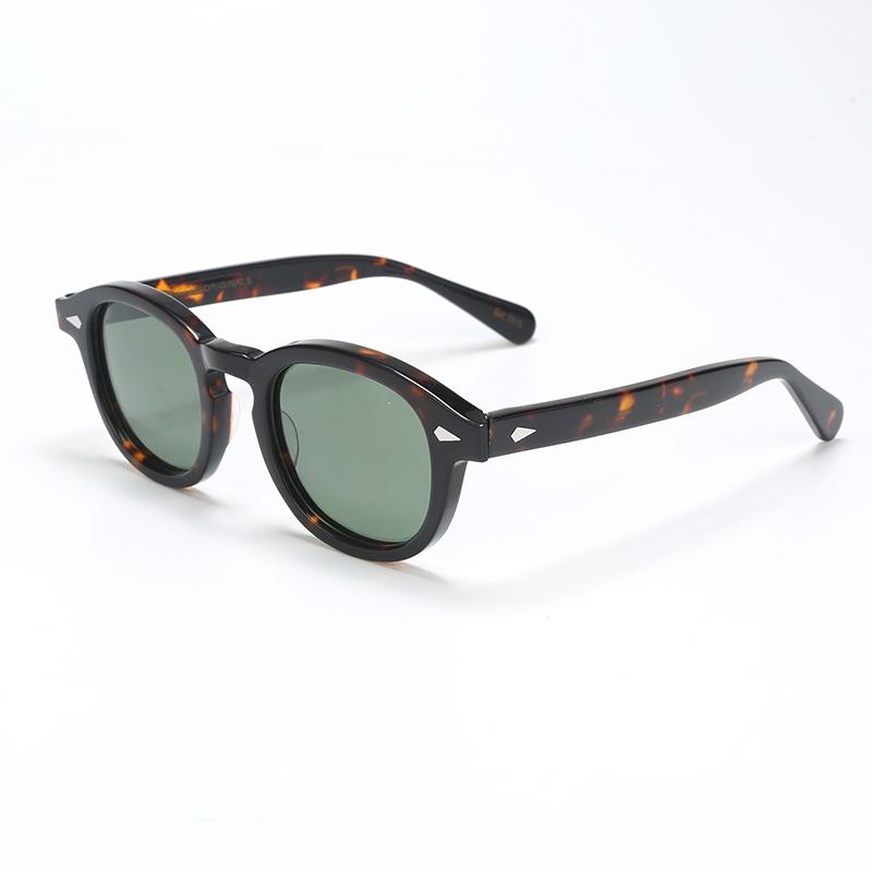 Fashion Polarized Sunglasses Men UV400 Johnny Depp Lemtosh Brand Designer Sun Glasses For Male Retro Acetate Frame Oculos
