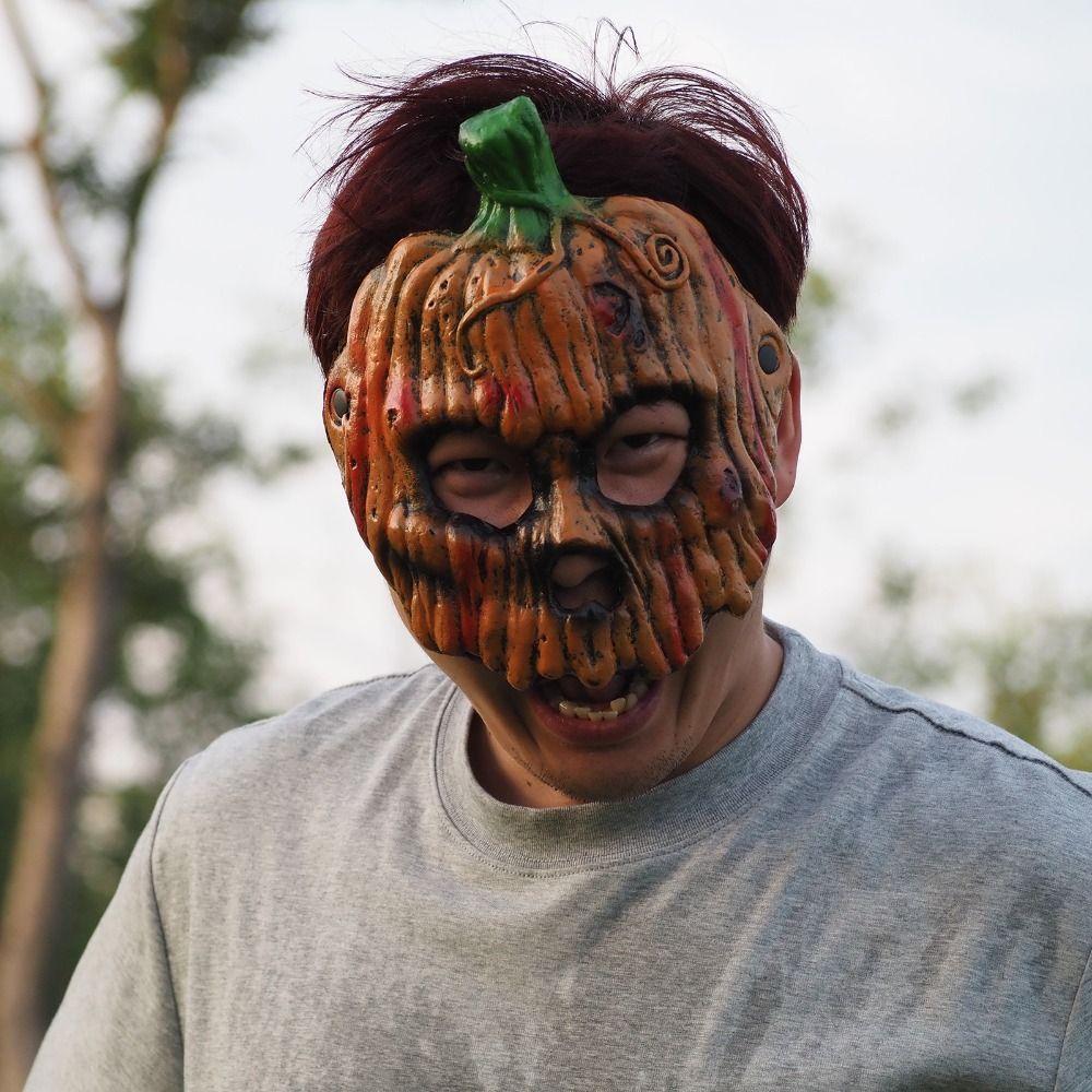 3D Halloween Cosplay Mask Creativity Half Face Mask Halloween Pumpkin Mask Carnival Party
