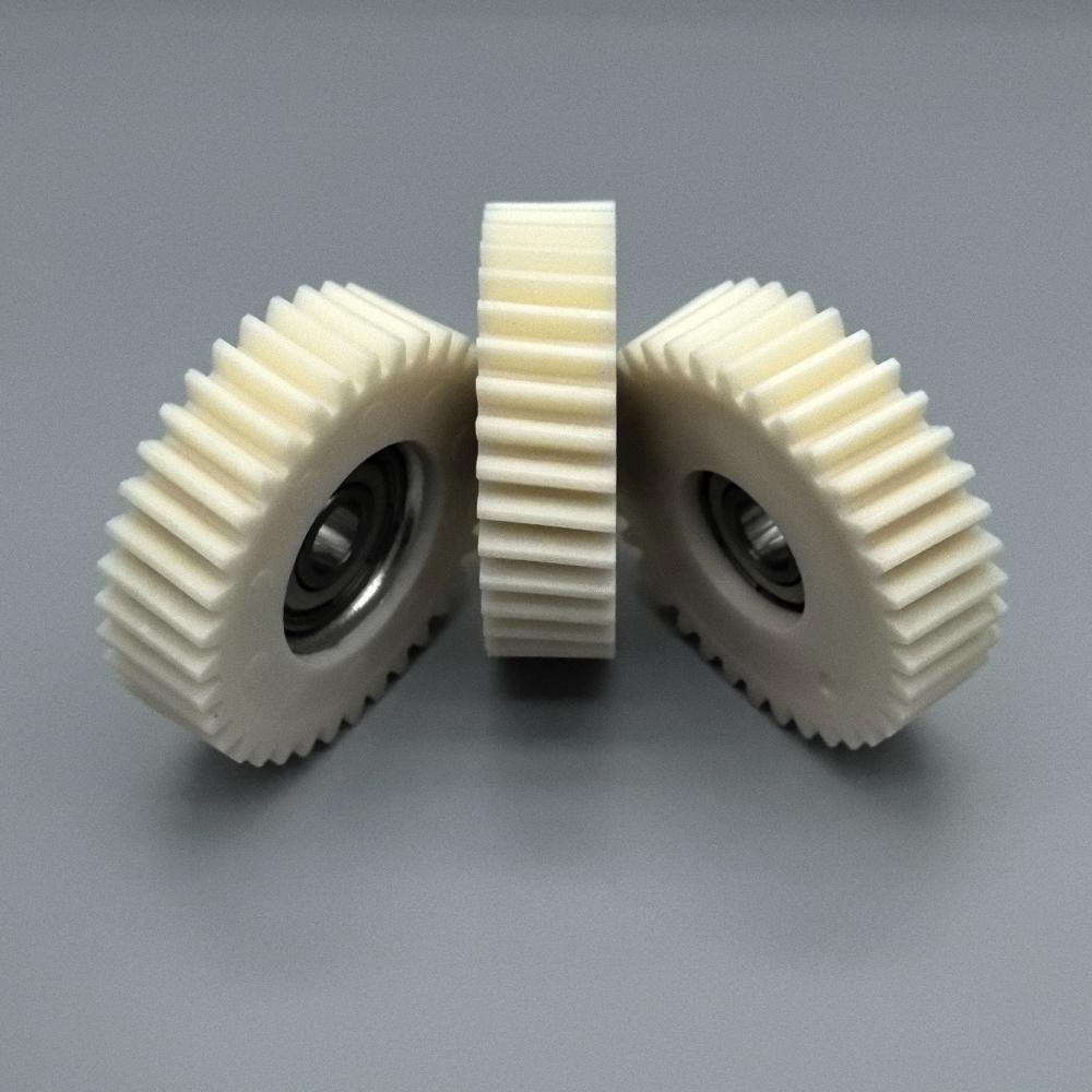3PCS 36T Bicycle Wheel Hub Motor Right-Hand Helical Gear Nylon Gear 48x13.4x8mm With Bearing For Bafang Motor Electric Bike