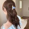 Colorful Flower Hair Claw Sweet Floral Hairpin Retro Crab Clip