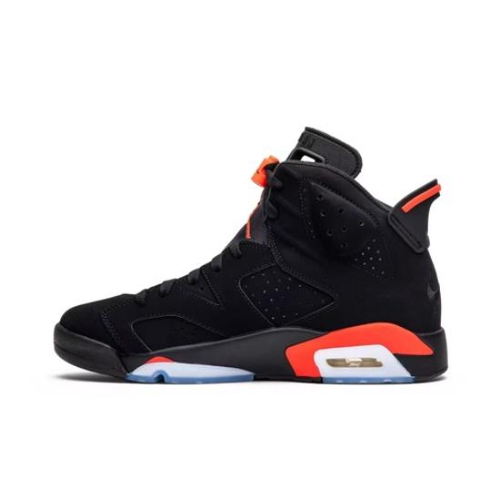 Nike Air 6 High Retro Черные Инфракрасные Ретро Кроссовки Мужские 384664-060