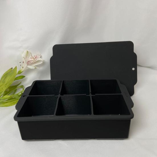 Квадратные 6 сеток «сделай сам», чтобы избежать порчи, быстрозамораживаемый лоток для льда, коробка, аксессуар для бара, лоток для формы для льда