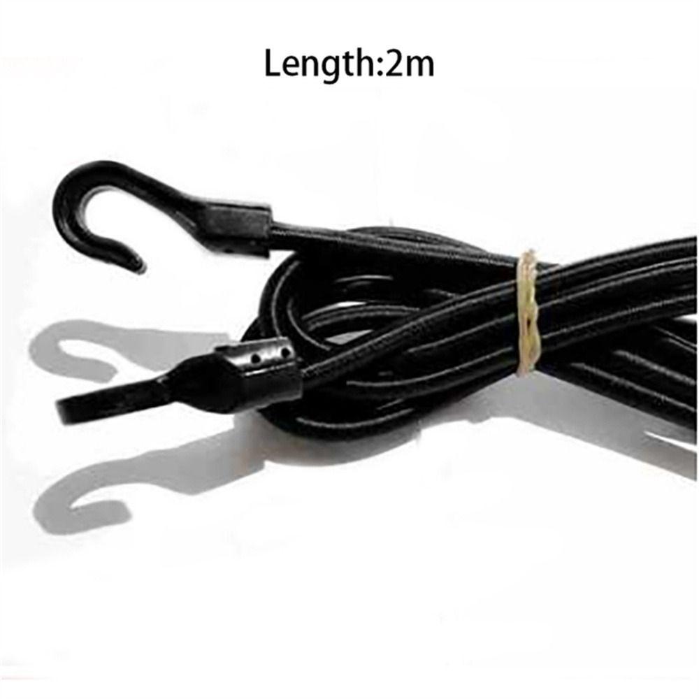 Hook 1m/1.5m/2m Camping Motorcycles Bungee Cord Luggage Rope Car Luggage Strap Bikes Rope Tie