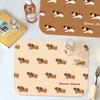 Ins Placemat Кожаный подстаканник Подносы Кухонный коврик Kawaii Dog Обеденный стол Изоляционный коврик Водонепроницаемый Обеденный стол
