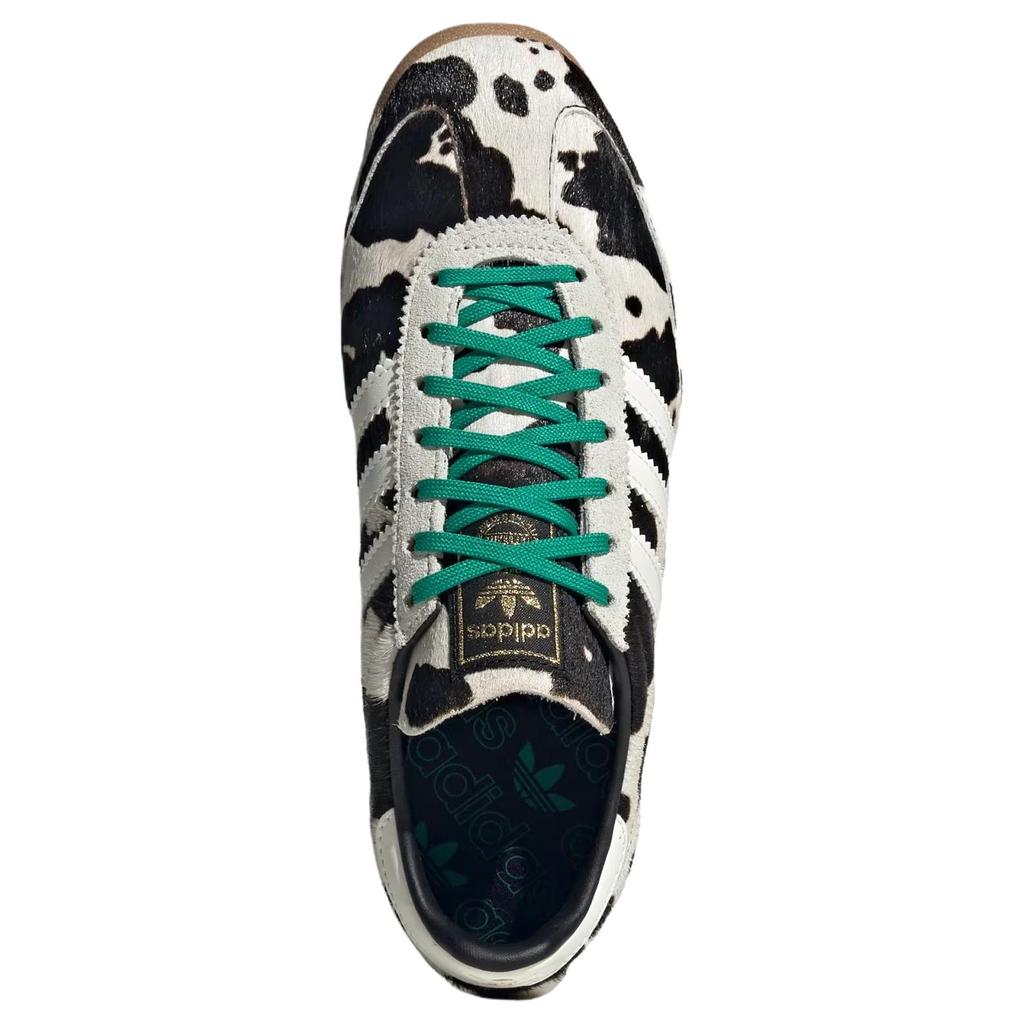 Adidas SL72 OG Cowprint - Core Black Court Green Women Sneakers Off-White JR1639