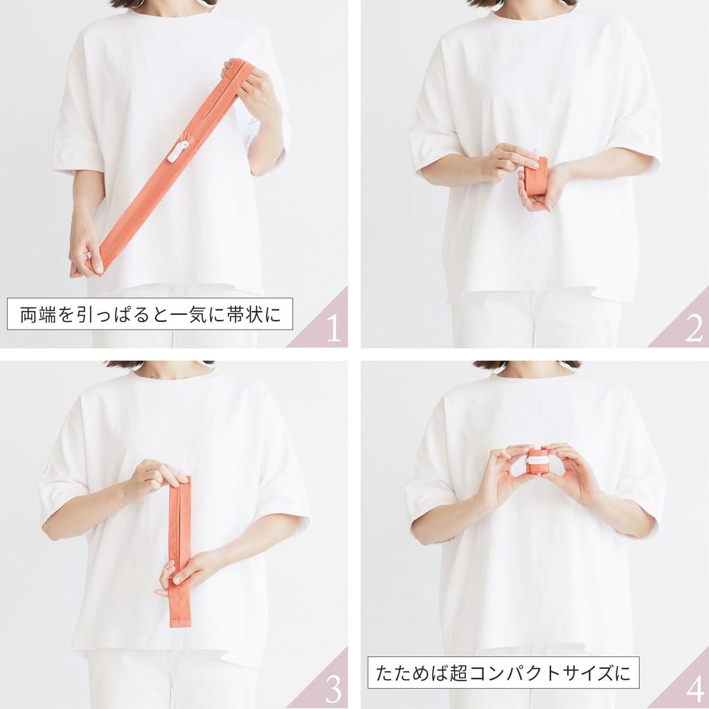 Shupatto Minimal Bag Drop 12L Shupatto Eco Foldable Shopping Bag [Myrna] (Brown Sugar) Bag, (Drop Vertical/Large Capacity)