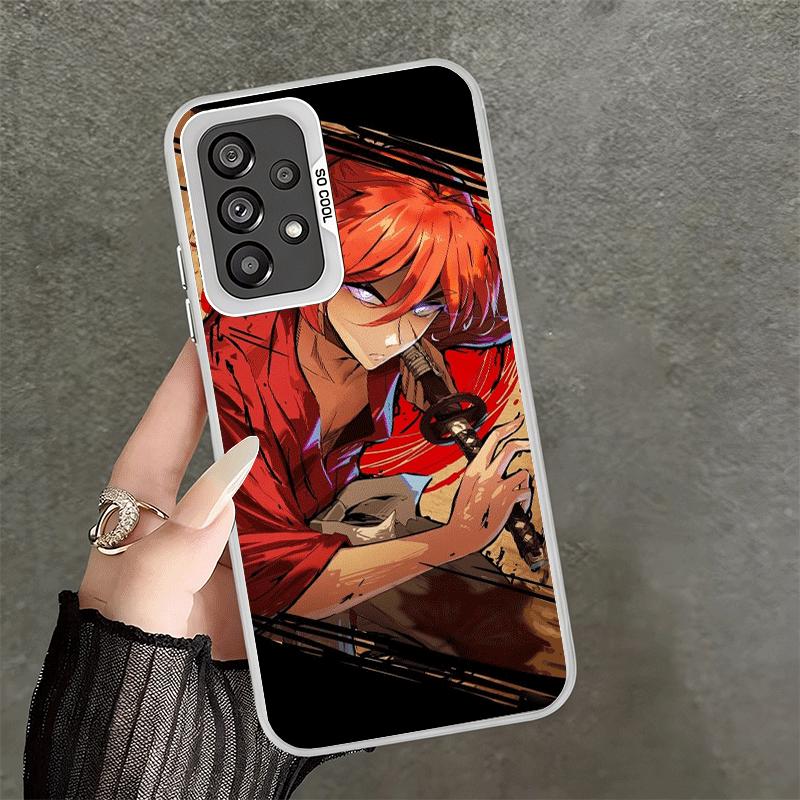 Мягкий чехол для телефона Rurouni Kenshin для Samsung A17 A16 A15 A14 A13 A57 A56 A55 A54 A53 A37 A36 A35 A34 A33 A26 A25 A24 A23 A5