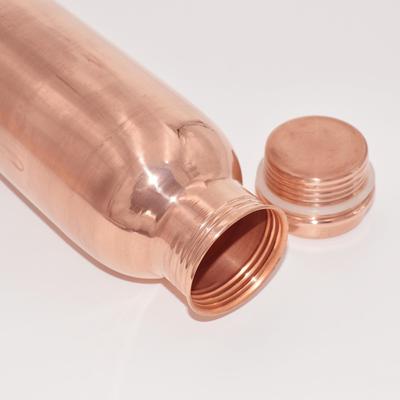 Медная бутылка для воды, медная бутылка, медный стакан для питьевой воды, бутылка для йоги 950 мл. Бутылка для воды из 100% чистой меди. Аюрведический горшок ручной работы.