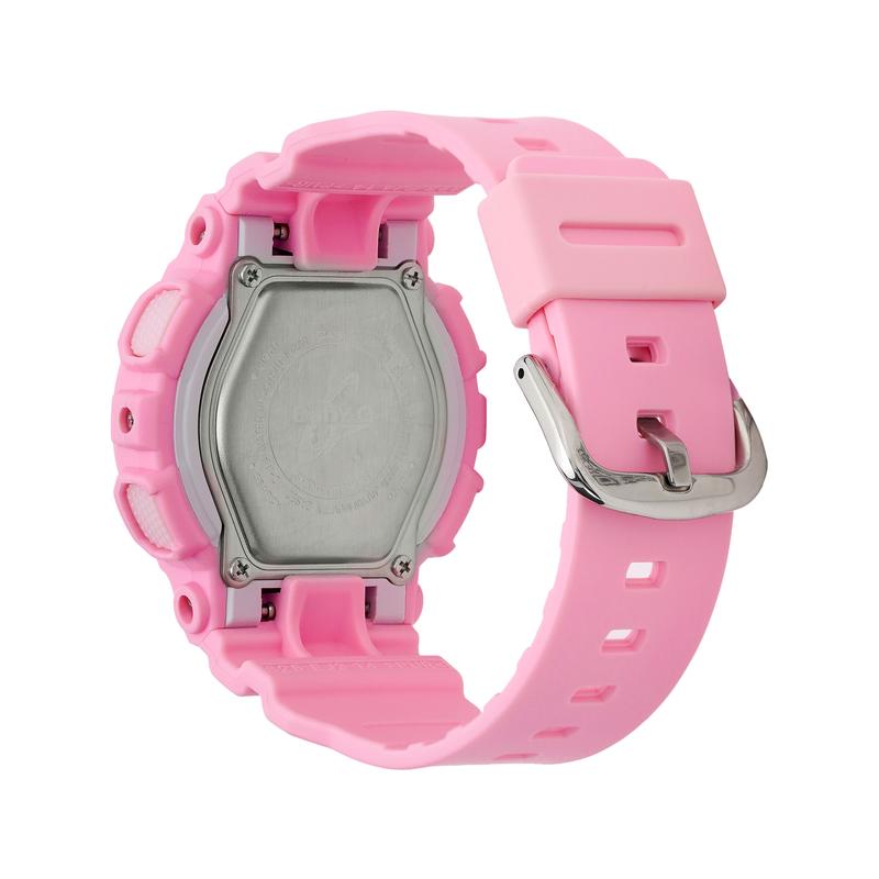 Casio Серия BABY-G Модные Женские Кварцевый Механизм Ремешок из Смолы Японские и Корейские Часы Женские Часы Розовый Циферблат BA-110-4A1D