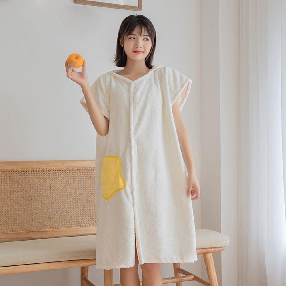 Bathroom Quick-Drying Absorbent Wearable Pineapple Bath Towel Bathrobe Beach Cloth Sauna Towels