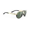 SKYTRAIL Light Gold Shiny Lens Bridge Temple 48mm [RUDYPROJECT] Sunglasses, Frame/Green Lens, Width 58mm, Width 14mm, Length 130mm, Height