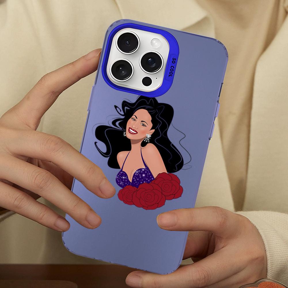Selena Quintanilla Top Latin Artist 90s Phone Case For IPhone 16 15 14 13 12 11 Pro Max XR XSMAX Matte Shockproof Back Cover