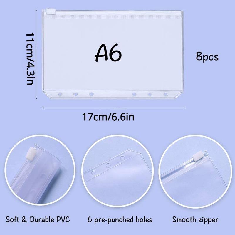 1 шт. A6 из искусственной кожи, переплет для блокнота, органайзер для планирования бюджета, система конвертов для денежного бюджета с 12 шт., бюджетные листы