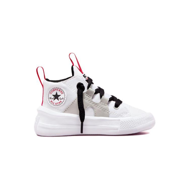 Converse Chuck Taylor All Star Ultra Easy-On Mid TD Белые Университетский Красный Детские Кроссовки Черные 772790C