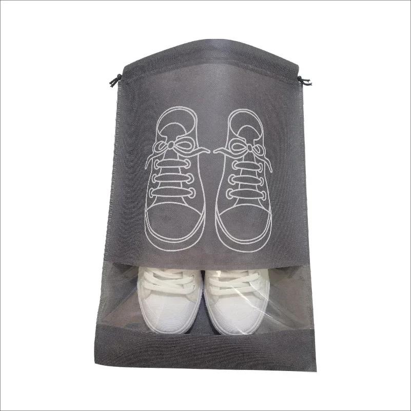 NEW 5/10pcs Shoes Storage Bag Closet Organizer Non Woven Travel Portable Bag Waterproof Pocket Clothing Classified Hanging Bag