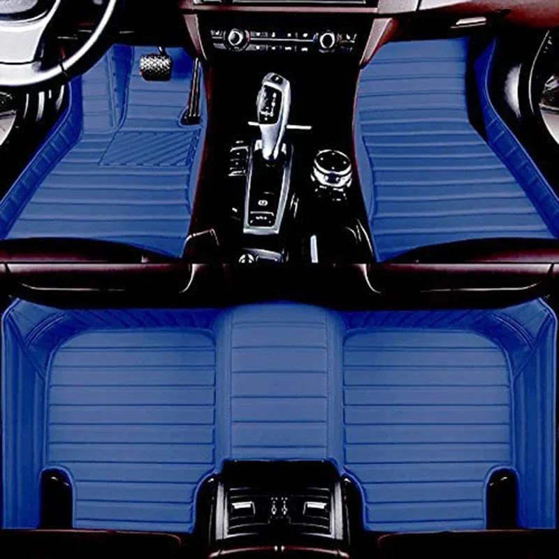 Custom Car Floor Mats For DS7 DS9 DS6 Auto Leather Waterproof Carpets Foot Coche Accessorie Floor Liners