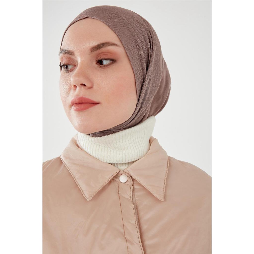 Snap Cap Hijab Swimsuit Top Matching Sea And Pool Bonnet Hijab