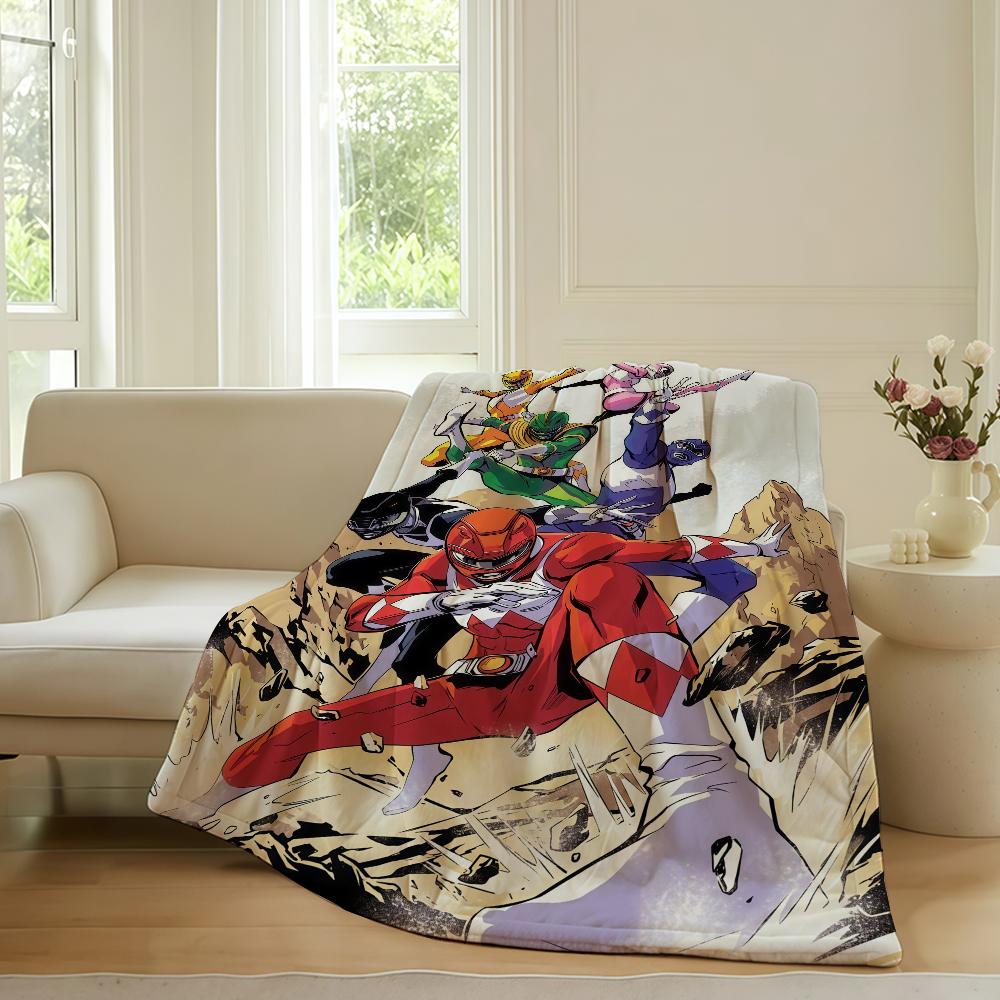 Adventure TV P Power R RangerS Blanket For Sofa Office Bed Plane Travel Sleep Read Relax Camping Soft And Warm