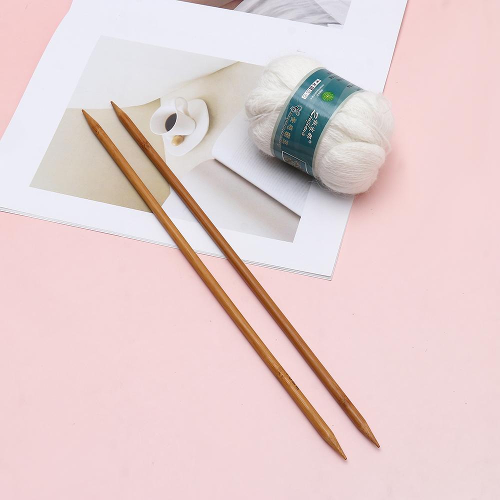 Sweater Weave Double Pointed Knitting Tools Straight Knitting Needles Bamboo Crochet Crochet Hooks