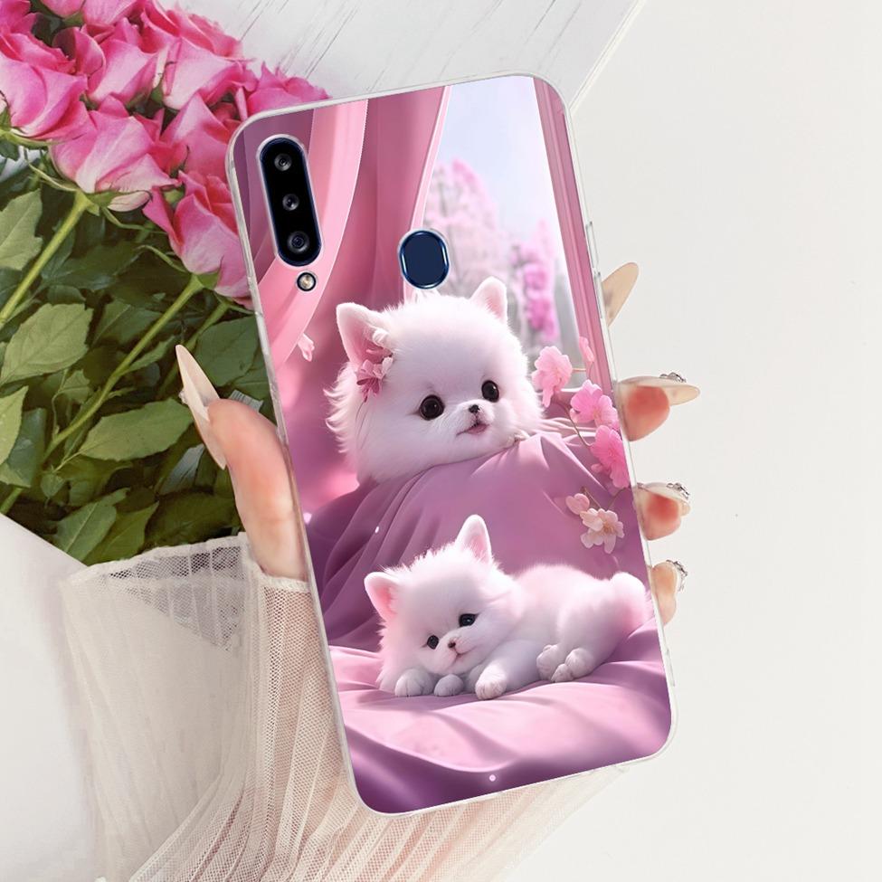 Clear Cover For Samsung A20s Case SM-A207F Cute Fashion Butterfly Funny Painted Casing For Samsung Galaxy A20s SM-A207M SM-A2070