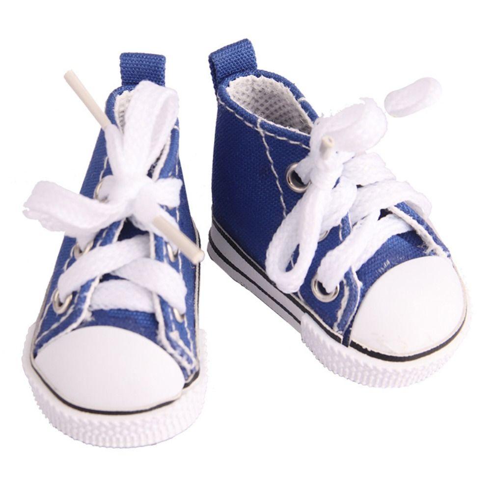 Cute Doll Mini Canvas Shoes Mini Doll Sneakers Doll Casual Canvas Shoes  Girl Toy