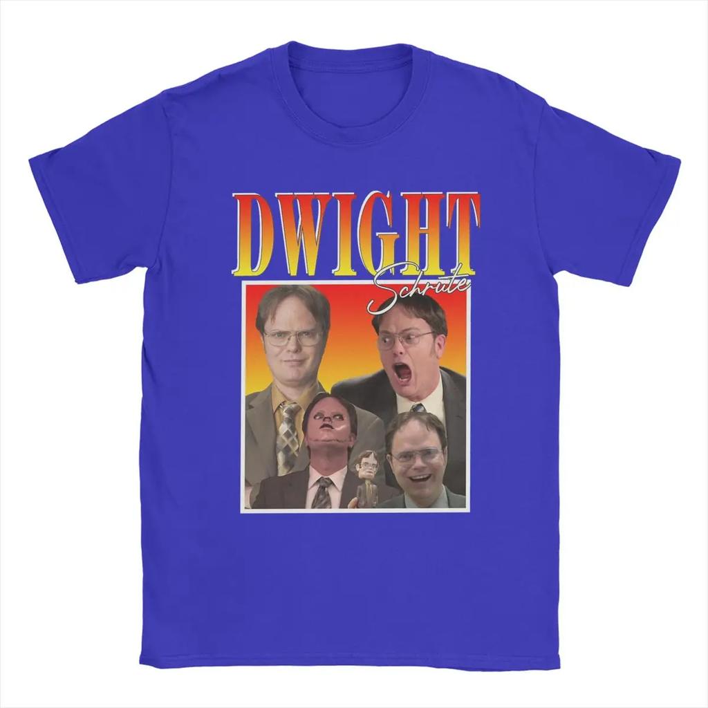 Dwight Schrute T Shirt The Office Tv Show 100% Cotton Tops Novelty Short Sleeve Crew Neck Tee Shirt Arrival T-Shirts
