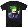 Унисекс футболка Arkham Asylum Joker Полный размер Черная унисекс футболка