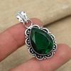Chrome Diopside 925 Sterling Silver Handmade Gemstone Pendant For Her