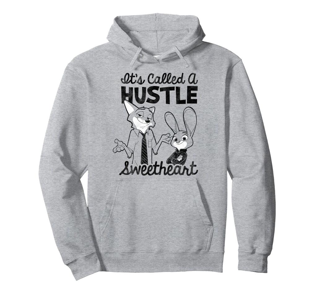 Disney Zootopia Nick & Judy It's Called a Hustle Sweetheart Hoodie