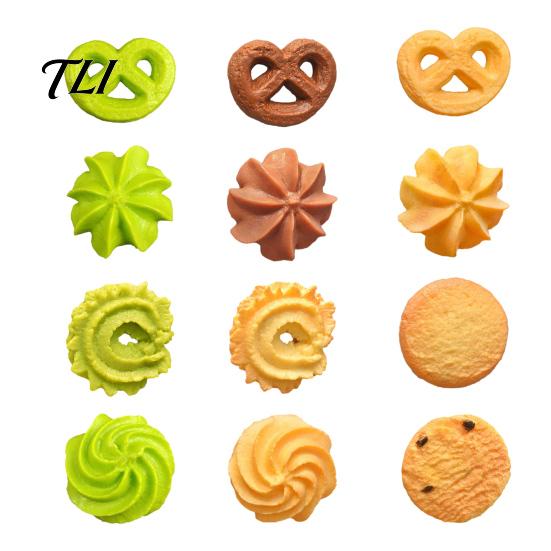 Kitchen Refrigerator Gadgets Simulated Cookie Magnet, 3D Fake Food Decorative Fridge Home Magnets Memo Notes Photo Holder for Decor Decorations
