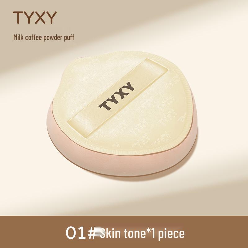 TYXY Пуф для макияжа "Зефирка" для девочек, двойного назначения - Антикомкование, Мягкий, Подходит для сухого и влажного использования