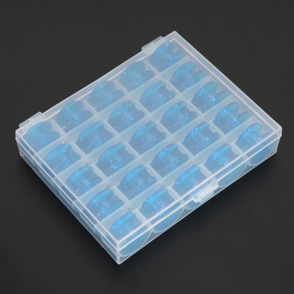 25pcs With Organizer Plastic Spool Plastic Sewing Machine Accessories DIY Sewing