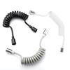 1PCS Spring Flexible Shower Hose For Water Plumbing Toilet Bidet Sprayer Gun Telephone Line Plumbing Hose Bathroom Accessories
