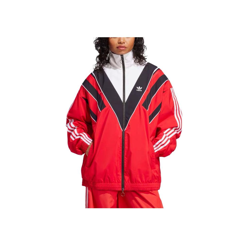 adidas Rasant Cut Line Track Top Collegiate Red Unisex Tops JW9741