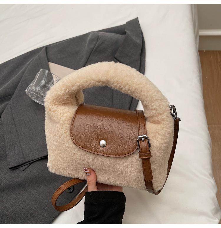 2025 Зимняя Универсальная Мини Плюшевая Меховая Сумка Кроссбоди