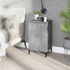 VidaXL Bedside Table Concrete Grey 40x35x70 Cm Engineered Wood 819652