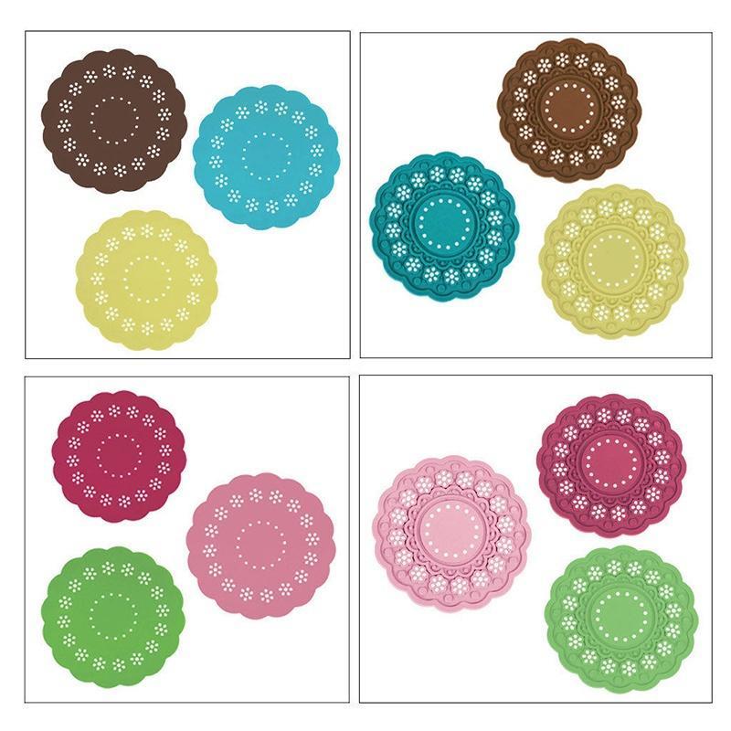 Силиконовые нескользящие прочные термостойкие подушечки для домашнего декора подставки для чашек