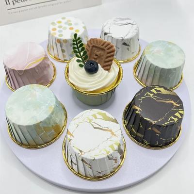 50 шт. Маленькая мини-упаковка для кексов, бумажные стаканчики для кексов, обертки для выпечки, формочки для кексов, коробки для кексов, инструменты для самостоятельного приготовления торта, кухонные принадлежности для выпечки