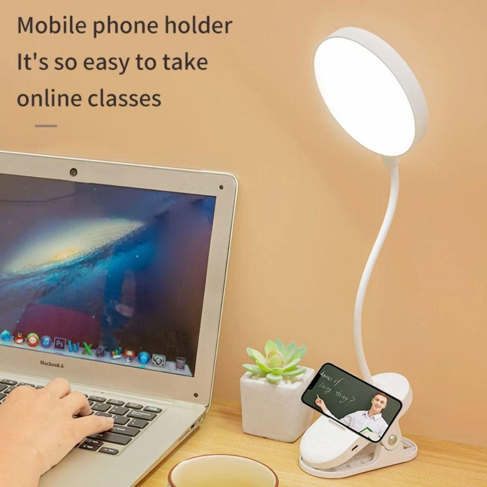With Clip Reading Night Light USB Charging LED Light Creative Table Lamp Gift
