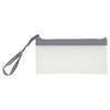GLIDESMOOTH Slim Pencil Pencil Stationery Storage Bag for Office 1 Gray Case, Case, Thin, Transparent, Lightweight, Supplies, Piece,