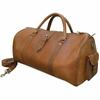 Новая дорожная сумка из натуральной козьей кожи Duffel Gym Men Brown Duffle Overnight Luggage