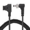 D‑TAP Plug to DC Port DC Monitor Supply Cable Plastic Black Spring Power Wire with Lock