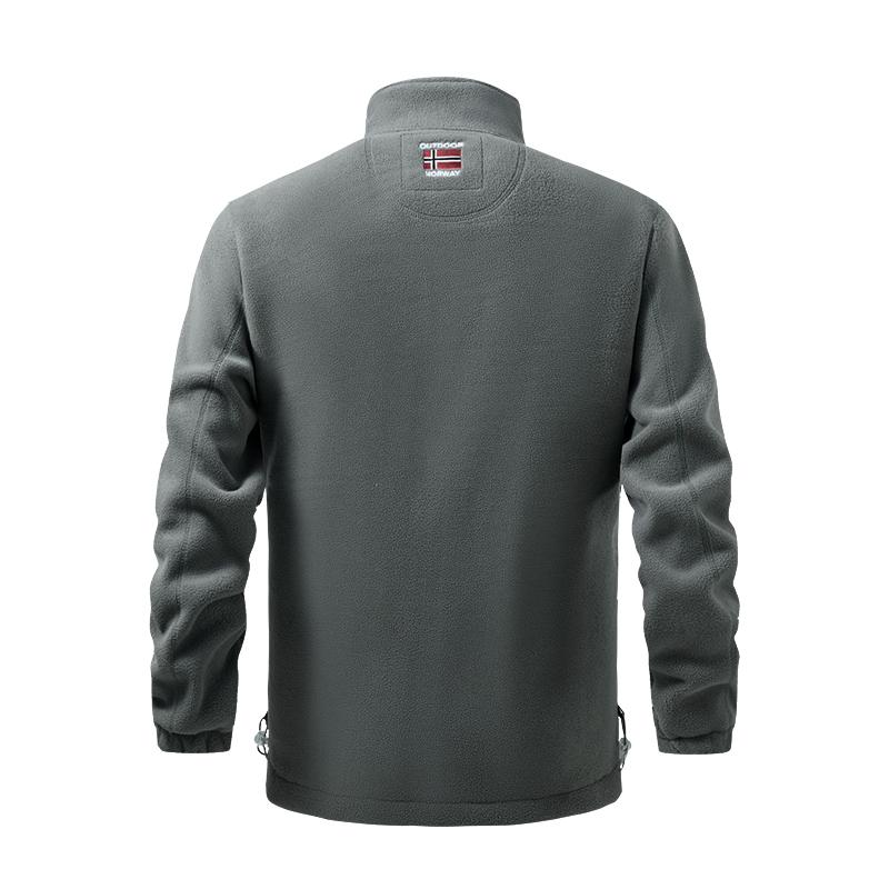 Мужская осенне-зимняя флисовая куртка Norway, двухсторонняя флисовая куртка, деловая повседневная уличная куртка для пары, плюс толстая флисовая теплая куртка