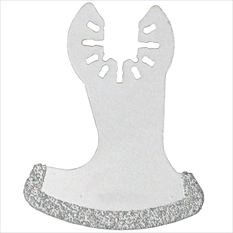 1 шт. Алмазные осциллирующие пильные полотна для многофункциональных инструментов, пильные полотна для грубой шлифовки, шпатлевки, плитки, керамики, электрических принадлежностей, многофункциональных инструментов