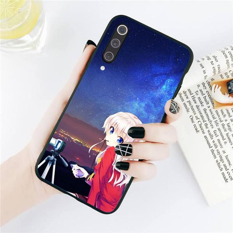 Милый чехол для телефона «Шарлотта» для Xiaomi Redmi Note 11 10 9T 8 7 Pro Redmi 10 9 9A 9C 8 7 6, мягкий черный чехол для телефона