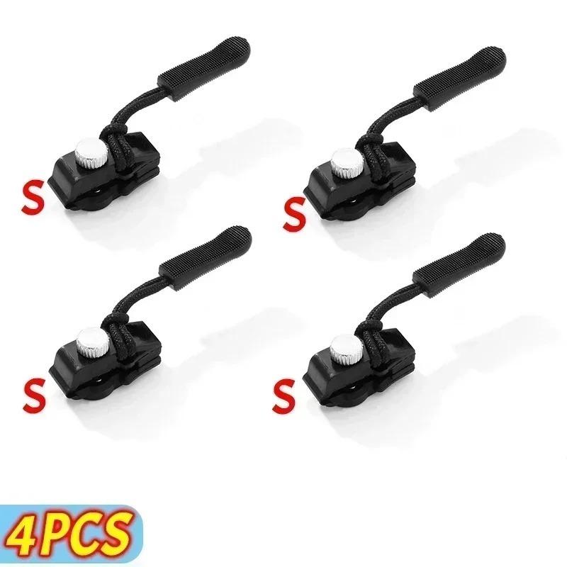 2/4/6 шт. Универсальный фиксатор головки молнии, быстрый, моментальный, съемный, комплект для ремонта молнии, сменный слайдер для куртки, сумки, пальто