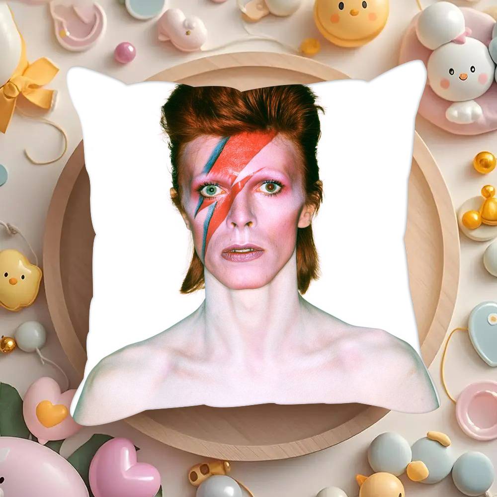 Singer D-David B-Bowie cool Pillowcases cushion covers living room sofas home decor gifts